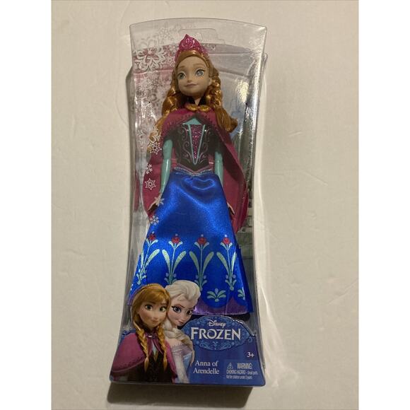 Mattel Frozen Anna of Arendelle Doll New 11" - Picture 1 of 3